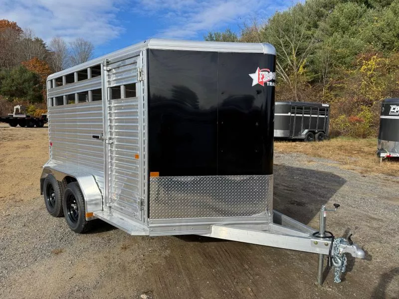 2026 Frontier Livestock 12'7" Aluminum 7K Livestock Trailer w/Sliding Calf Gate