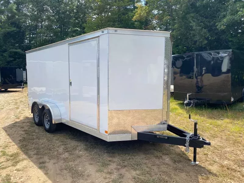 2026 Covered Wagon Trailers 7x16 Enclosed 7K Cargo Trailer w/Extra Height & Ramp Door