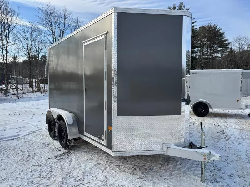 2026 Stealth 7x12 Aluminum 7K Enclosed Cargo Trailer w/Extra Height & Rear Ramp Door