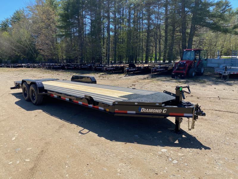 2024 Diamond C Trailers 7x24 Powder Coated 15K Lowpro Equipment Trailer w/Blackwood Outer Deck