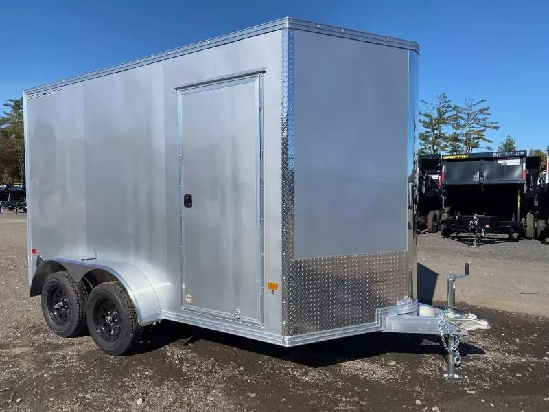 2026 Stealth 7x12 Aluminum 7K Enclosed Cargo Trailer w/Extra Height & Rear Ramp Door