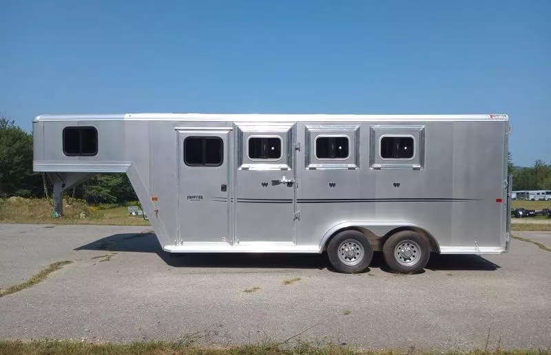 new Horse Trailers Frontier Trailers  for sale, in Manchester, ME Thumbnail 3
