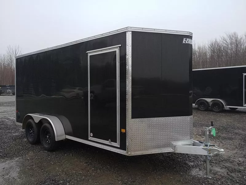 2026 E-Z Hauler 7x16 7K Aluminum Enclosed Cargo w/Spring Assist Rear Ramp