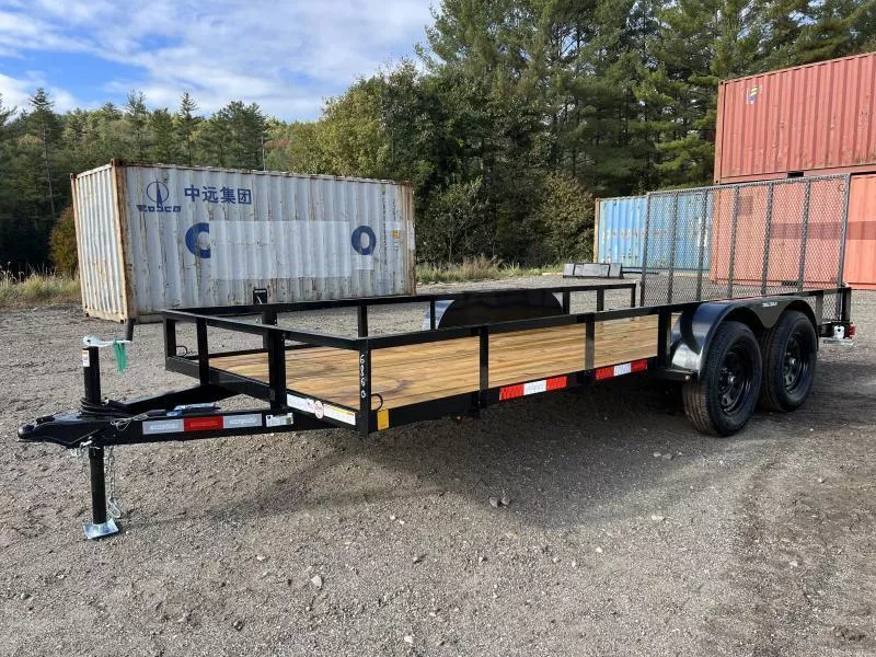 2026 Triple Crown Trailers 6x16 6K Tandem Axle Utility w/Ramp Gate