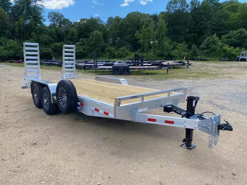2026 Sure-Trac 7x18 Aluminum 14K Equipment Trailer w/Stand-Up Ramps