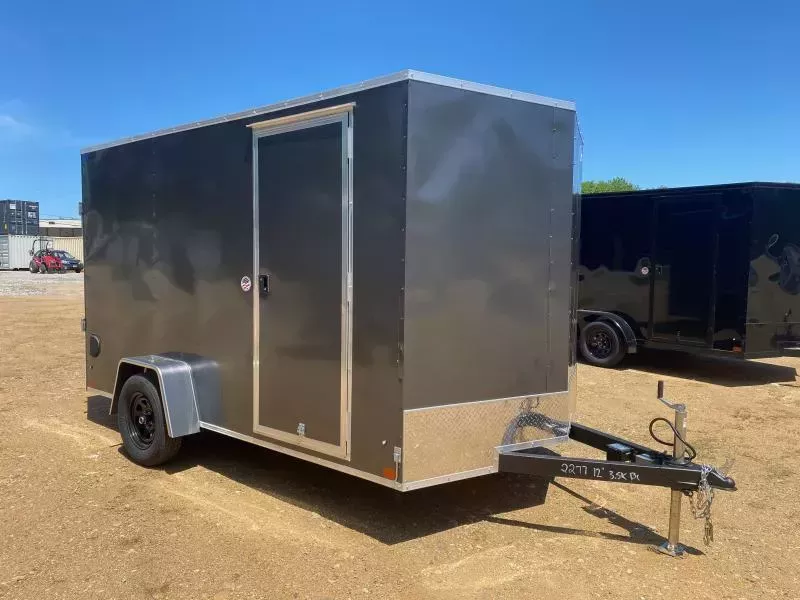 2026 ITI Cargo 7x12 Enclosed 3.5K Cargo Trailer w/Extra Height & Ramp Door