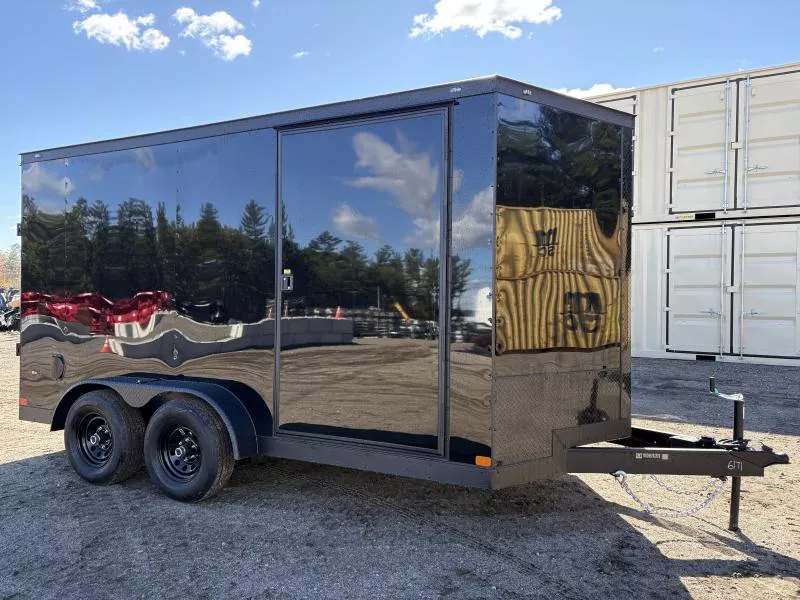 2026 Covered Wagon Trailers 7x14 10K Enclosed Cargo w/Extra Height, Blackout Package & PolyCOR Exterior 