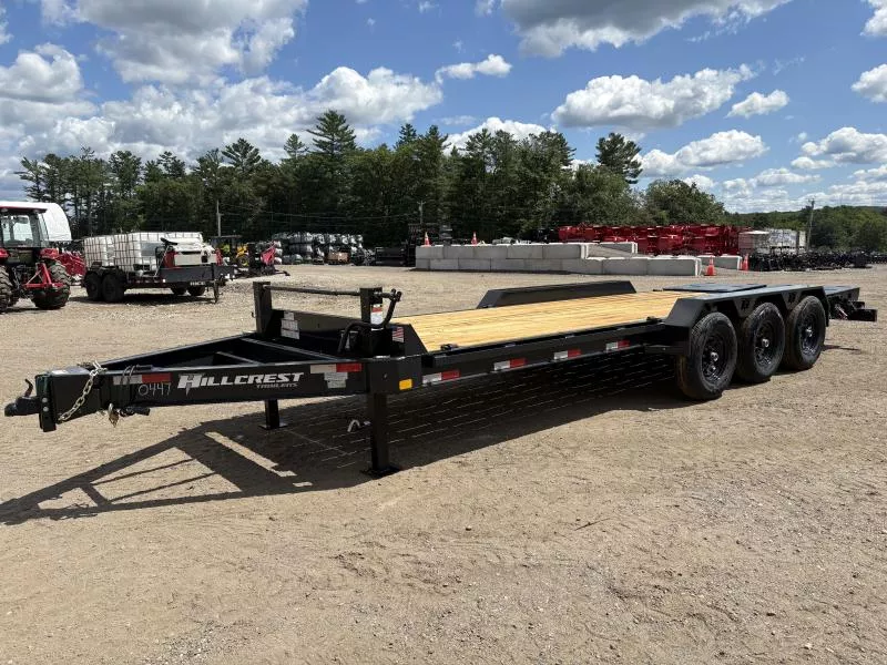 2026 Hillcrest Trailers 7x19+3 Powder Coated 21K I-Beam Equipment Trailer w/Mega Ramps 
