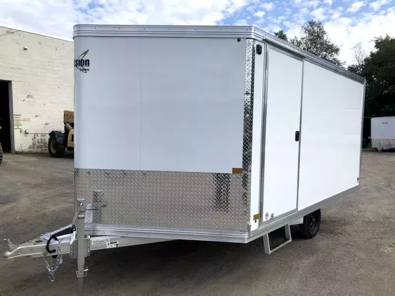 2026 Mission 101x12 Aluminum 2-Place Crossover 3.0 w/Tapered Ramp, Track Mats, Ski Guides.