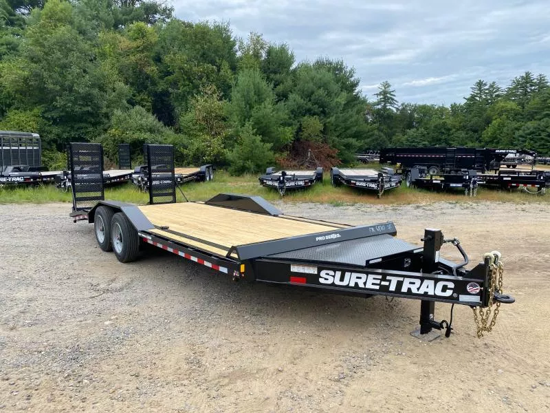 2026 Sure-Trac 8.5x17+3 Pro Series 17.6K Full Width Equipment Trailer w/HD Ramps & Toolbox