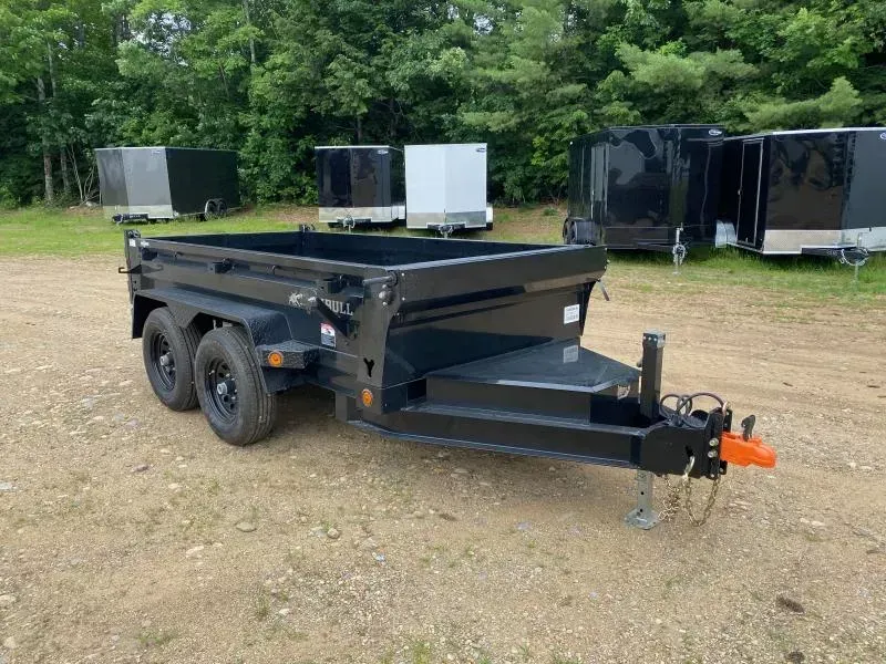 2026 Iron Bull 5x10 Powder Coated 10K Dump Trailer w/Tarp Kit & Ramps