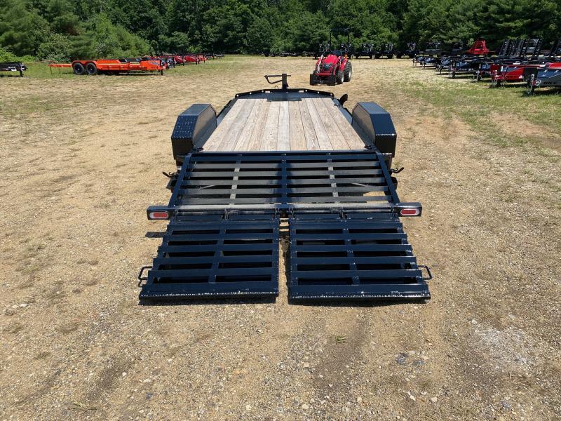 2024 Diamond C Trailers 7x18 Powder Coated 14.9K Lowpro Equipment Trailer w/Full Width Ramps UV1Rcule28j5