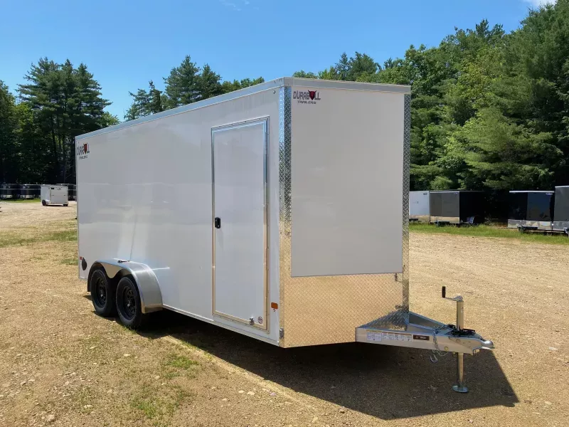 2026 Durabull Trailers 7x16 Aluminum 7K Enclosed Cargo Trailer w/Extra Height & Ramp Door