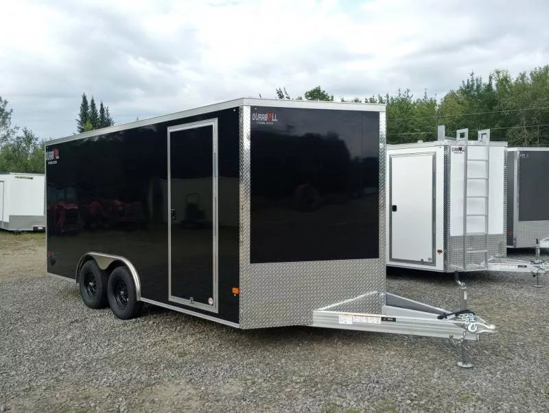2026 Durabull Trailers 8.5x16 7K Aluminum Enclosed Cargo w/Extended Tongue, Spring Assist Rear Ramp