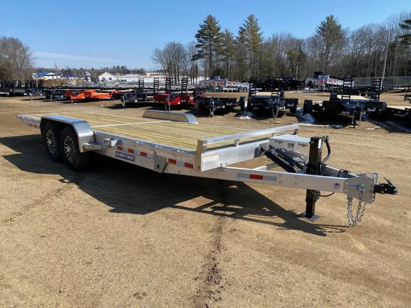 2026 Sure-Trac 7x22 Aluminum 14K Power Tilt Equipment Trailer w/Removable Fenders