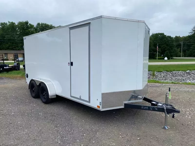 2026 ITI Cargo 7x16 Enclosed 7K Cargo Trailer w/Rear Double Barn Doors