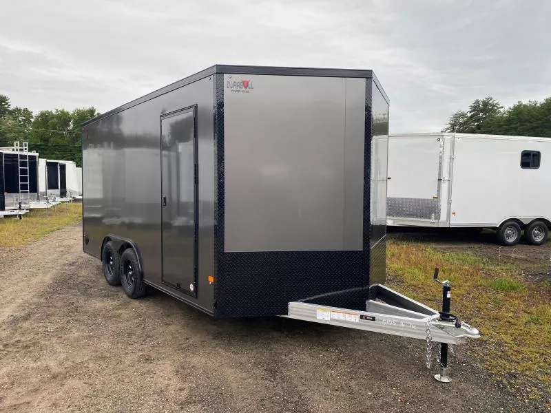 2026 Durabull Trailers 8.5x16 Aluminum Enclosed 7K Cargo Trailer w/Extra Height & Blackout PKG