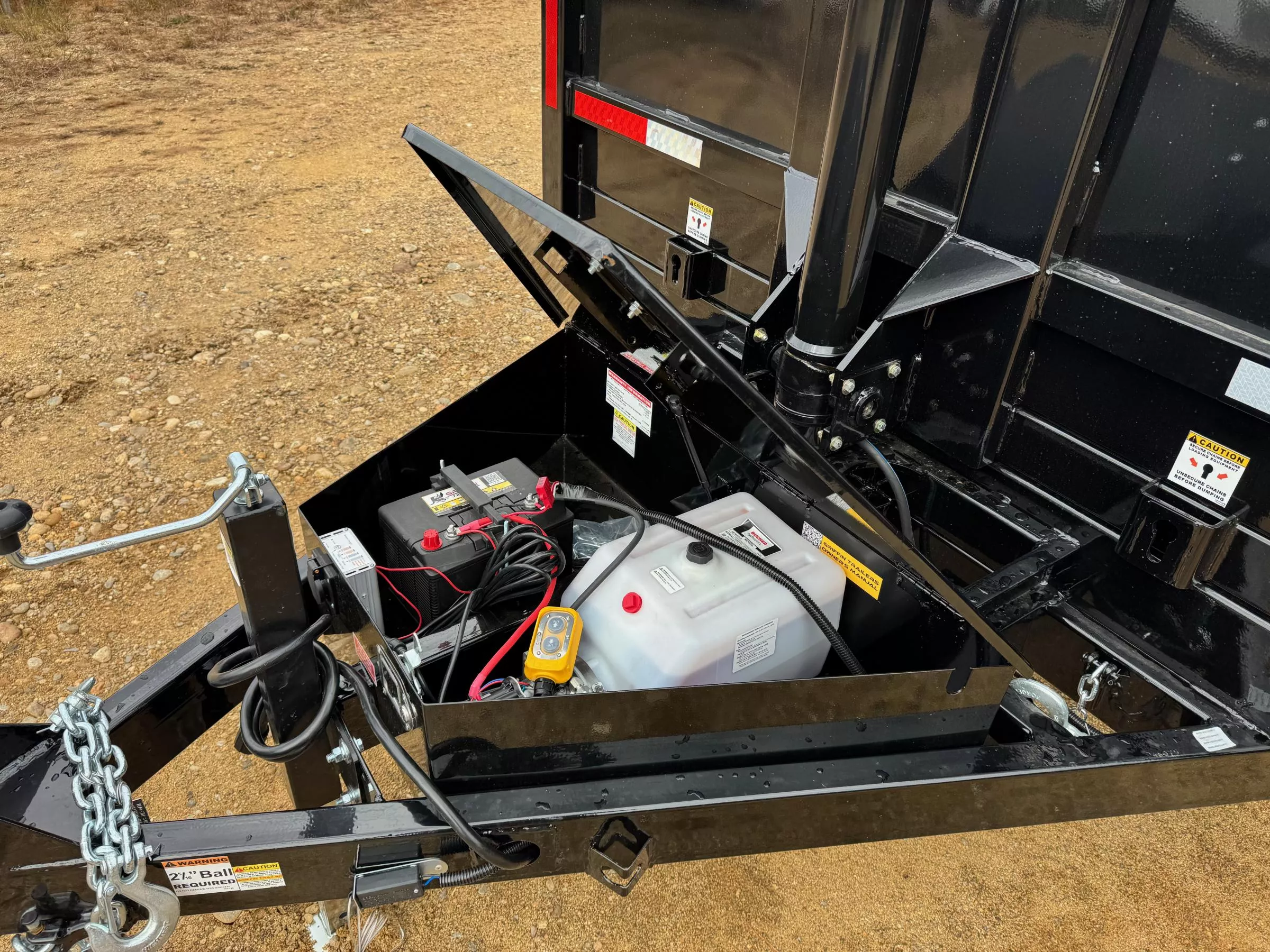2026 Griffin Trailers 7x16 Powder Coated 21K Tri-Axle Telescopic