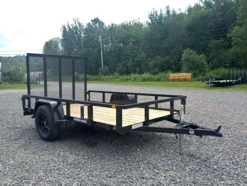 2025 Sure-Trac 6x10 Powder Coated Utility Trailer w/Ramp Gate, Spare Tire Mount