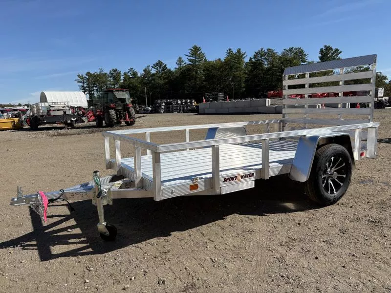 2026 Sport Haven 5x10 3K Aluminum Utility Trailer w/Aluminum Decking 
