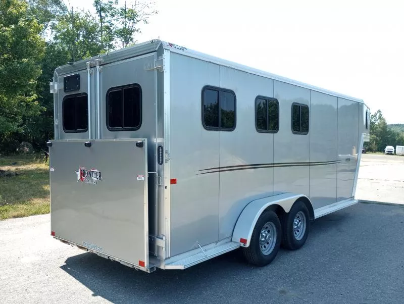 new Horse Trailers Frontier Trailers  for sale, in Manchester, ME Thumbnail 6