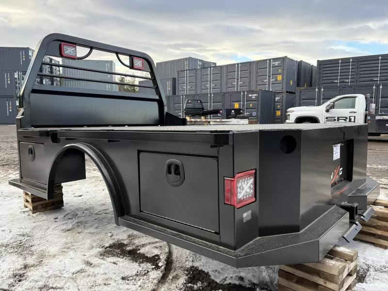 2026 NXG XFD Steel Deluxe Skirted Flatbed - 9'4" / Dual Rear Wheel / 60CA / Cab & Chassis