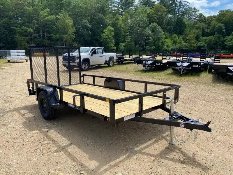 2026 Sure-Trac 6x12 Powder Coated 3K Utility Trailer w/Fold Flat Ramp Gate