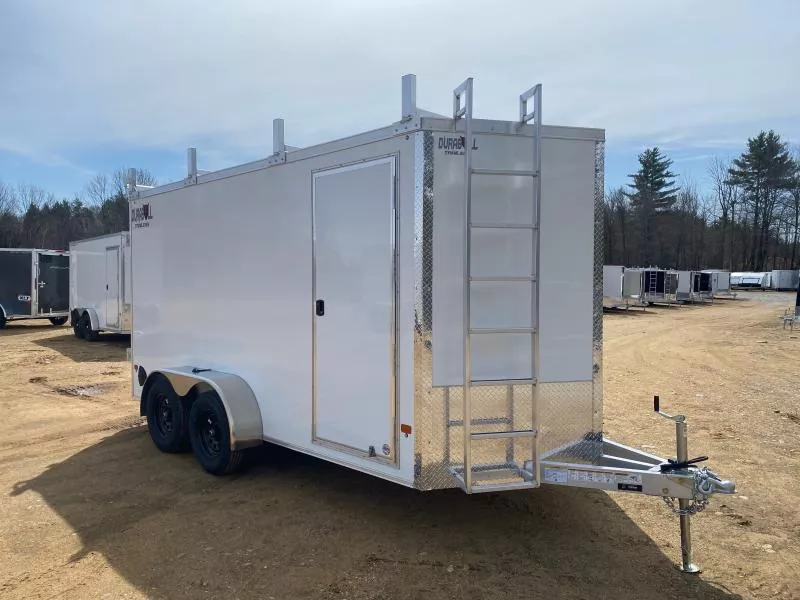2026 Durabull Trailers 7x14 Aluminum 7K Enclosed Cargo Trailer w/Contractor Package & Ramps