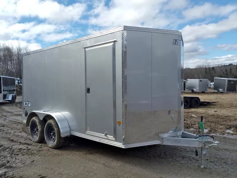 2026 E-Z Hauler XLT 7x14 7K Pro Series Aluminum Enclosed Cargo w/Spring Assist Rear Ramp