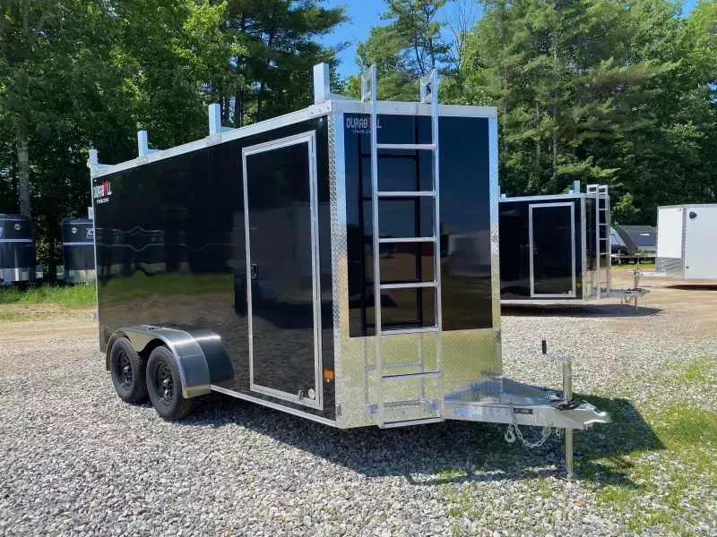 2026 Durabull Trailers 7x14 Aluminum 7K Enclosed Cargo Trailer w/Contractor Package & Ramps