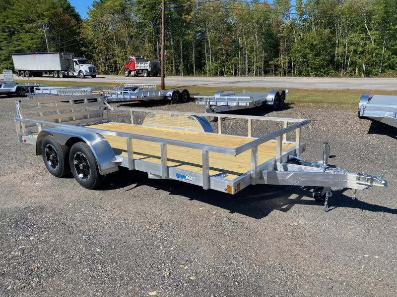 2025 CargoPro Trailers 6.5x16 Aluminum 6K Landscape Trailer w/D-Rings & Bi-Fold Ramp