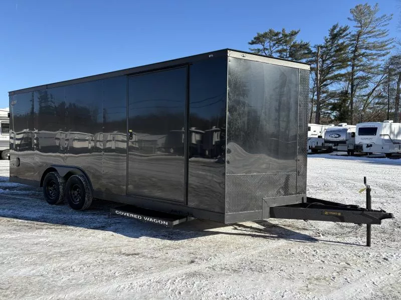 2026 Covered Wagon Trailers 8.5x20 Enclosed Cargo w/Blackout Package & PolyCOR Exterior