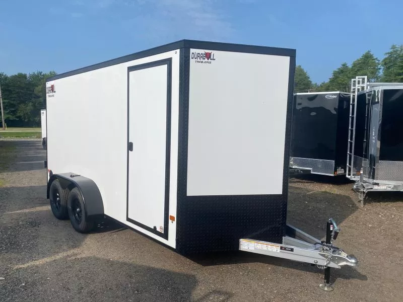 2026 Durabull Trailers 7x14 Aluminum 7K Enclosed Cargo Trailer w/Blackout Pkg. & Barn Doors