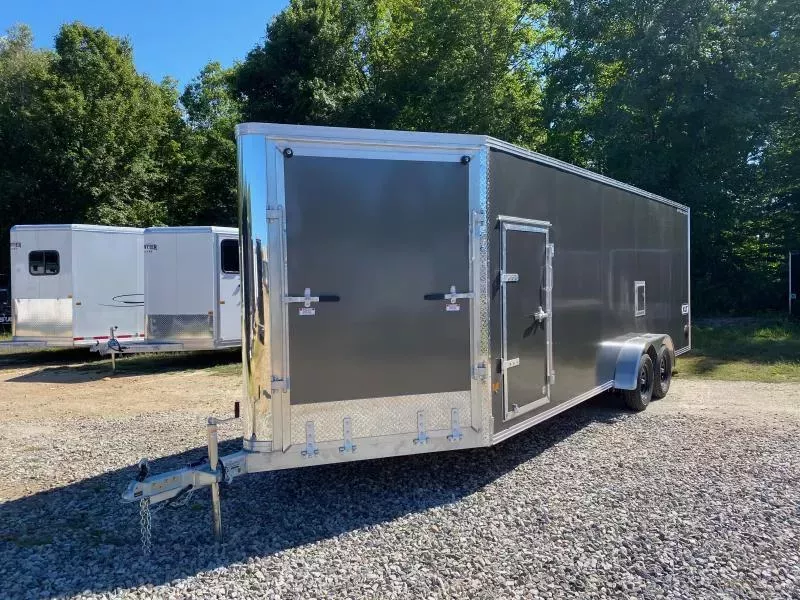 2026 Stealth Trailers 7x22+4.5 XLT PRO Aluminum 3/4-Place Enclosed Snowmobile Trailer w/Extra Height