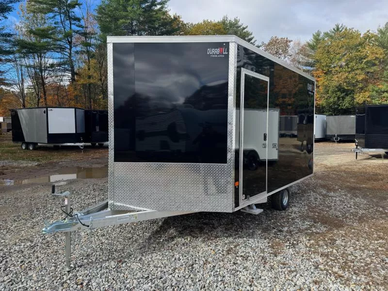 2026 Durabull Trailers 101x12 Aluminum Enclosed 2-Place Multi-Sport Snowmobile Trailer w/Extra Height & Snow Package