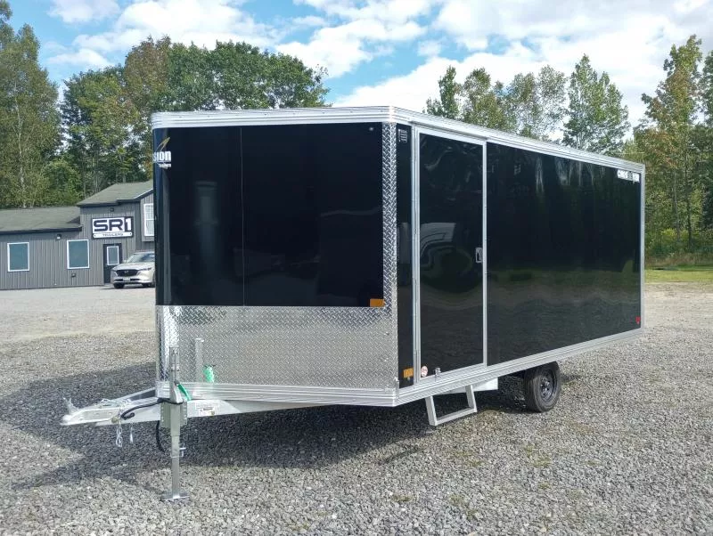 2026 Mission 101x14 Aluminum 2-Place Crossover 3.0 w/Mats & Guides, Tapered Ramp, Spare Tire Mount