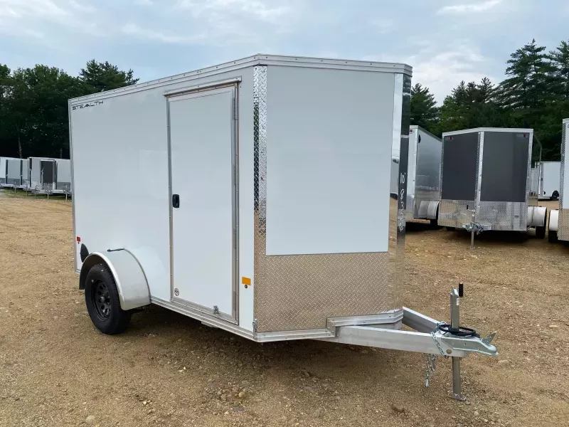 2026 Stealth 6x10 Aluminum 3K Enclosed Cargo Trailer w/Rear Ramp Door