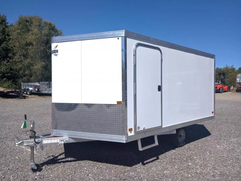 2026 Mission 101x12 Aluminum 2-Place Crossover 2.0 w/Mats & Guides, Tapered Ramp, Galvanized Wheels