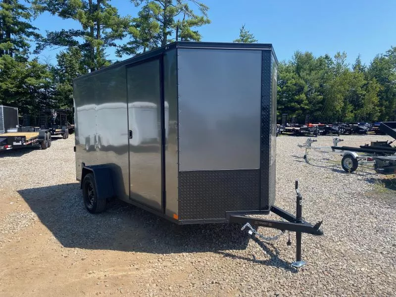 2026 Covered Wagon Trailers 6x12 Enclosed 3K Cargo Trailer w/Ramp Door & Blackout PKG
