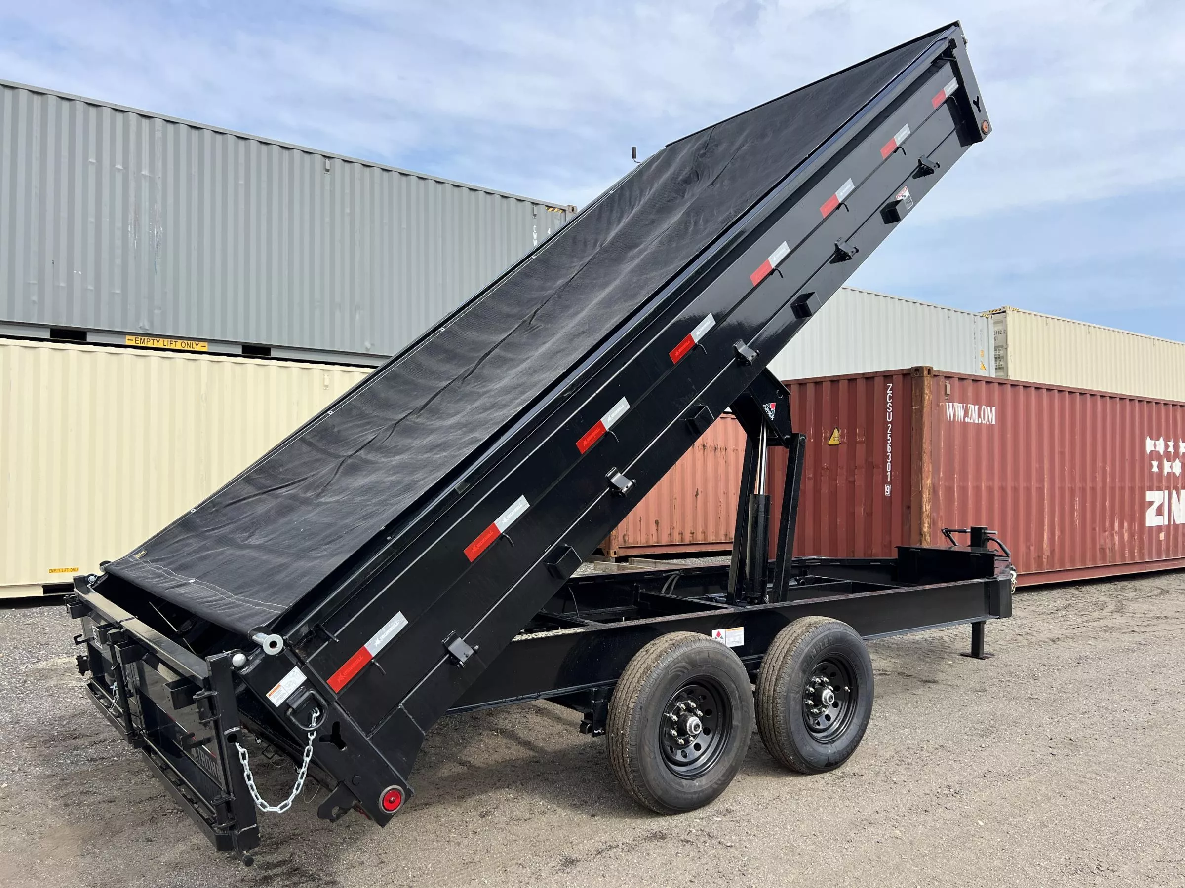 Dump Trailers With Fold Down Sides