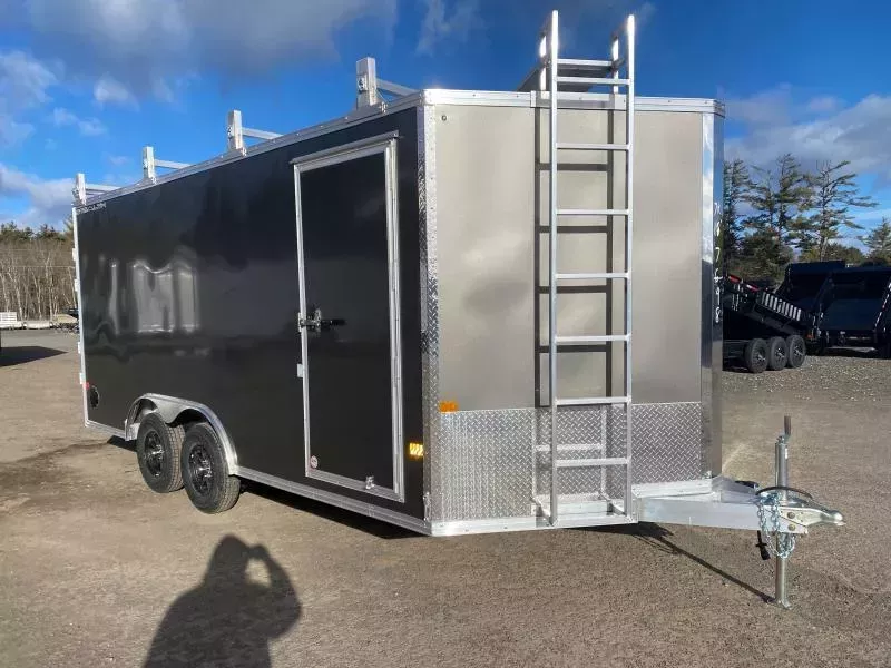 2026 Stealth Trailers 8.5x16 Aluminum 7K Enclosed Ultimate Contractor Cargo Trailer w/Slide Track & Alum Wheels