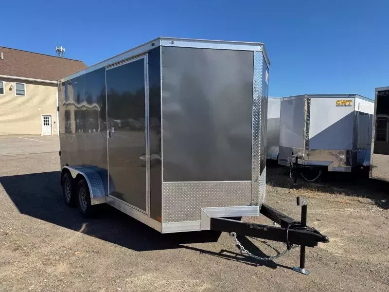 2026 Covered Wagon Trailers 7x14 Enclosed 7K Cargo Trailer w/Extra Height & Ramp Door