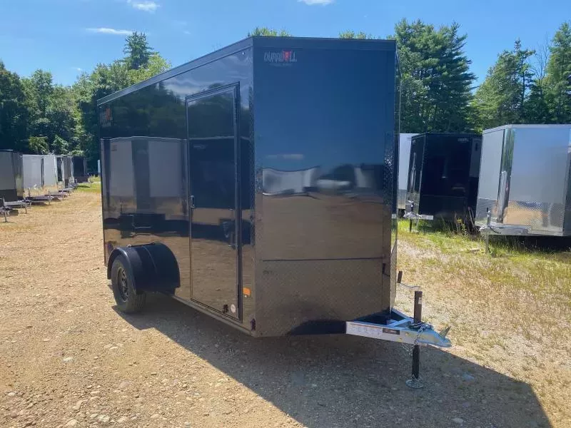 2026 Durabull Trailers 6x12 Aluminum Enclosed 3K Cargo Trailer w/Extra Height & Blackout PKG