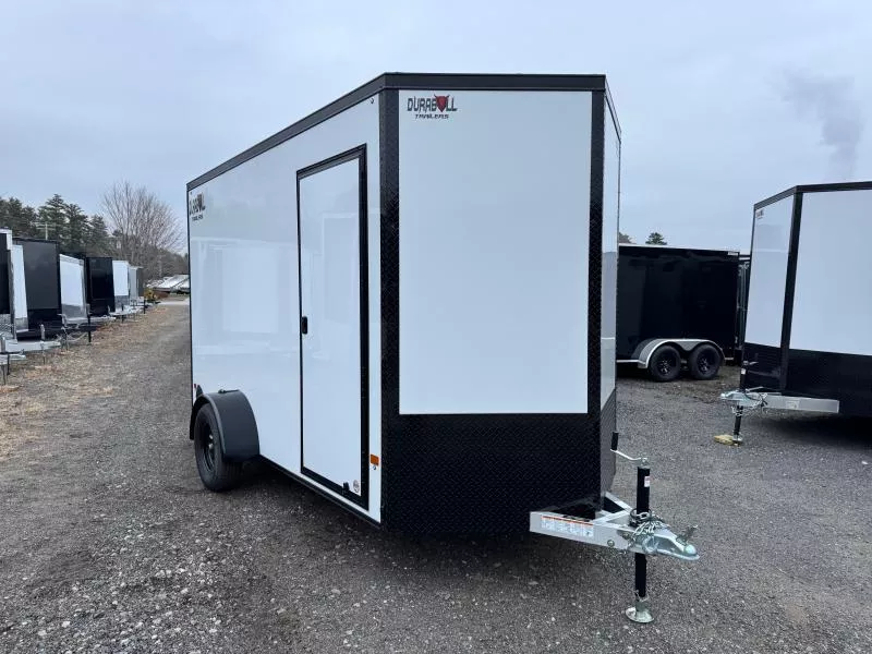 2026 Durabull Trailers 6x12 Aluminum Enclosed 3K Cargo Trailer w/Extra Height & Blackout PKG