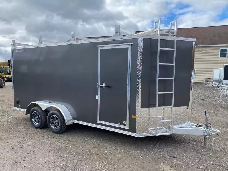 2026 Stealth Trailers 7x16 Aluminum 7K Enclosed Ultimate Contractor Cargo Trailer w/Cargo Package & Alum Wheels