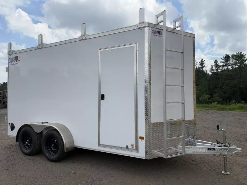 2025 Durabull Trailers  7X14 Aluminum Enclosed Cargo Trailer w/Contractor Package, Extra Height & Barn Doors