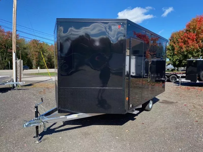 2026 Durabull Trailers 101x12 Aluminum Enclosed 2-Place Multi-Sport Snowmobile Trailer w/Extra Height & Spoiler