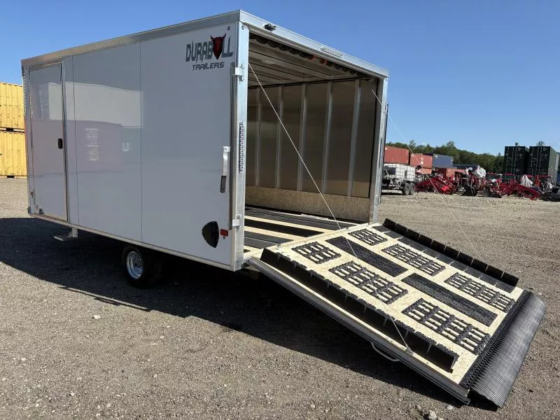 2025 Durabull Trailers 101x12 2-Place Aluminum Multisport Snowmobile Trailer 