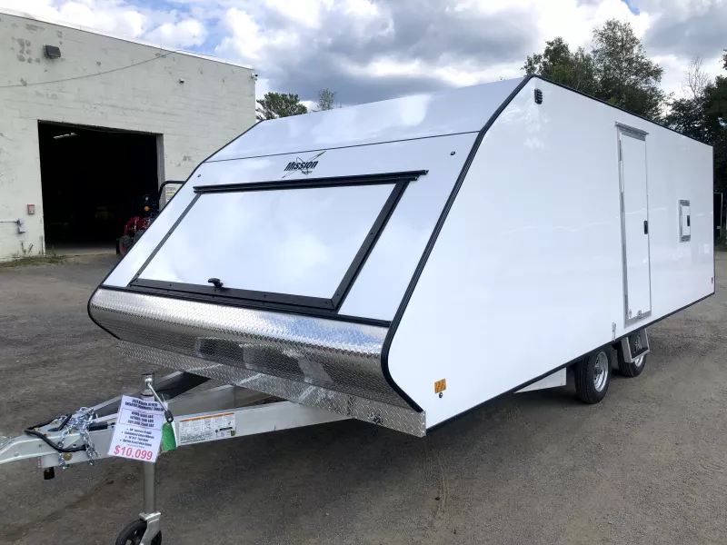 2026 Mission Trailers 101x20 Aluminum 4-Place Crossover w/Galvanized Axles/Wheels. 1740 lbs.