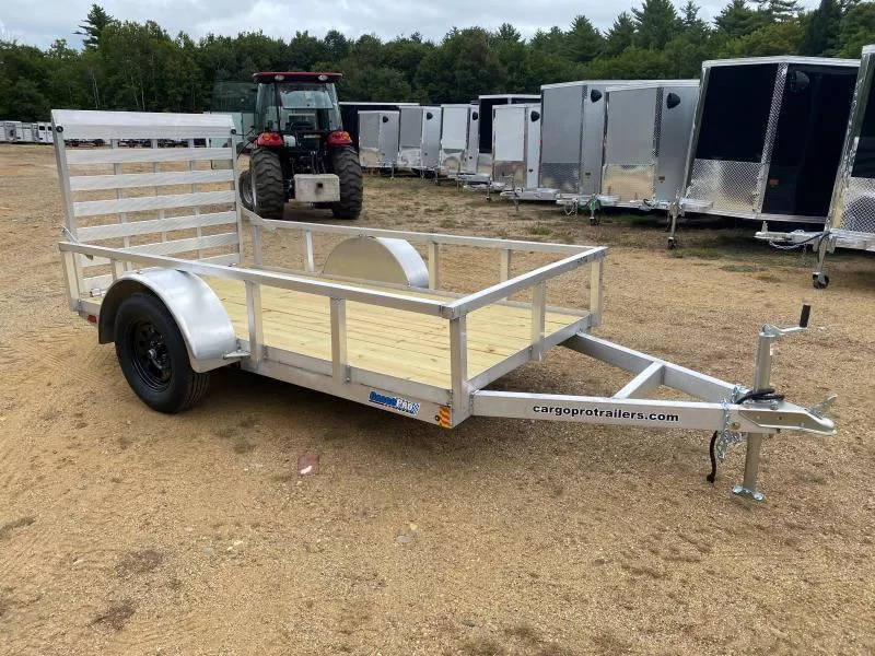 2026 CargoPro Trailers 5x10 Aluminum 3K Utility Trailer w/Fold Flat Ramp